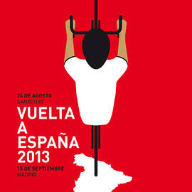 MY VUELTA A ESPANA MINIMAL POSTER - 2013 by Chungkong Art