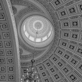 National Statuary Rotunda BW by Susan Candelario