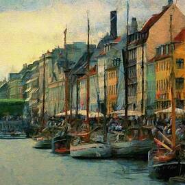 Nayhavn Street by Jeffrey Kolker