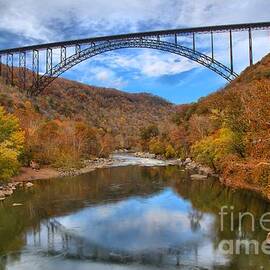 New River Gorge Reflections by Adam Jewell