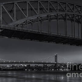 New York City Hell Gate Bridges IV by Clarence Holmes