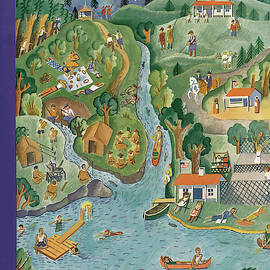 New Yorker August 18th, 1934 by Ilonka Karasz