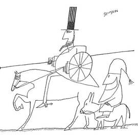 New Yorker December 12th, 1959 by Saul Steinberg