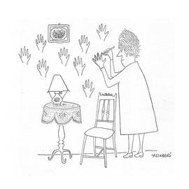 New Yorker December 18th, 1943 by Saul Steinberg