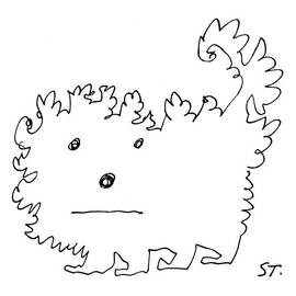 New Yorker February 13th, 1960 by Saul Steinberg