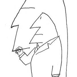 New Yorker February 16th, 1963 by Saul Steinberg