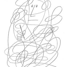 New Yorker February 27th, 1954 by Saul Steinberg