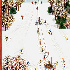 New Yorker February 3rd, 1951 by Ilonka Karasz