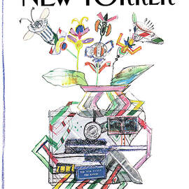 New Yorker January 12th, 1987 by Saul Steinberg