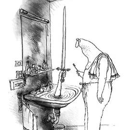 New Yorker January 15th, 1990 by Ronald Searle