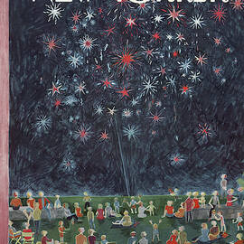 New Yorker July 6th, 1957 by Ilonka Karasz