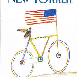 New Yorker July 8th, 1985 by Saul Steinberg
