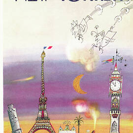 New Yorker June 10th, 1961 by Saul Steinberg