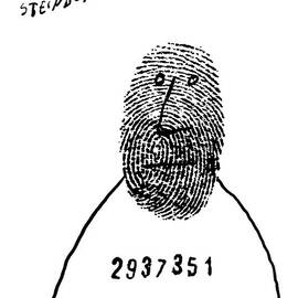 New Yorker May 15th, 1954 by Saul Steinberg