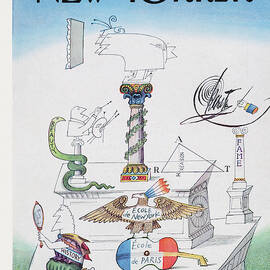 New Yorker May 19th, 1962 by Saul Steinberg