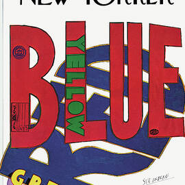 New Yorker October 21st, 1972 by Saul Steinberg