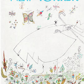 New Yorker September 9th, 1961 by Saul Steinberg
