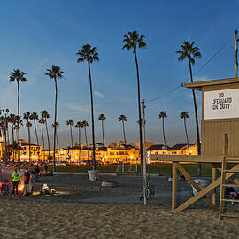 Newport Beach at Dusk by Kelley King