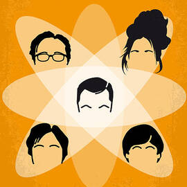 No196 My The Big Bang Theory minimal poster by Chungkong Art