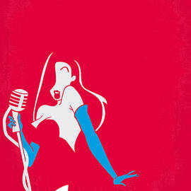 No271 My ROGER RABBIT minimal movie poster by Chungkong Art