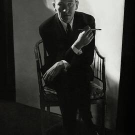 Noel Coward Smoking by Edward Steichen
