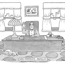 Non-corporate Mentality by Jack Ziegler