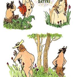 Nymphs & Satyrs by William Steig