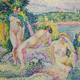 Nymphs by Henri Edmond Cross