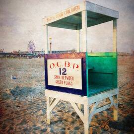 Ocean City - Swim Between Flags by Richard Reeve