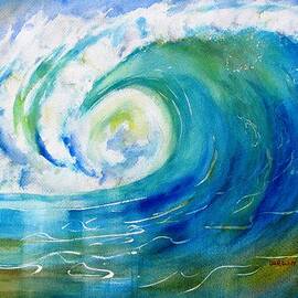 Ocean Wave by Carlin Blahnik CarlinArtWatercolor