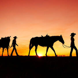 Off to the Barn by Todd Klassy