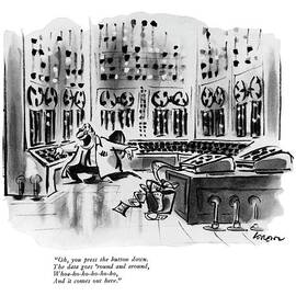 Oh, You Press The Button Down. The Data by Lee Lorenz