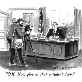 O.k.  Now Give Us That Outsider's Look by Bernard Schoenbaum
