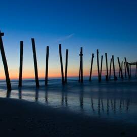 Old Broken 59th Street Pier by Louis Dallara