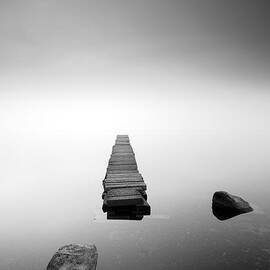 Old Jetty in the mist by Grant Glendinning