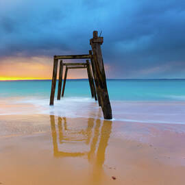 Old Jetty Remnants by Atan Chua