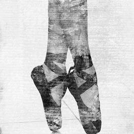 On Tippie Toes in Black and White by Nikki Marie Smith