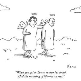 One Angel Speaks To Another In Heaven by Zachary Kanin