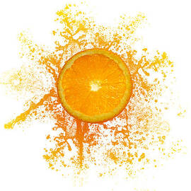 Orange Splash by Aged Pixel