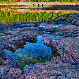 Otter Cove Bridge And Tide Pool by Jeff Sinon