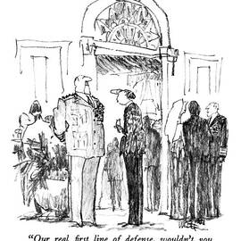 Our Real First Line Of Defense by Robert Weber