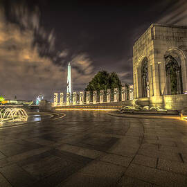 Pacific side of the World War II Memorial by David Morefield