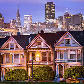 Painted Ladies, San Francisco by Joe Daniel Price