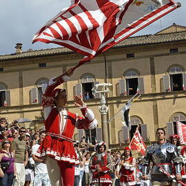 Palio parade on Piazza del Duomo by Sami Sarkis Photography