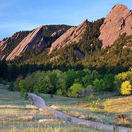 Path To Boulder Colorado Flatirons by Beklaus
