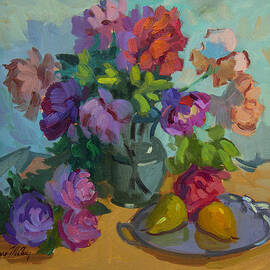 Pears and Roses by Diane McClary
