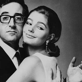 Peter Sellers Posing With A Model by Jereme Ducrot