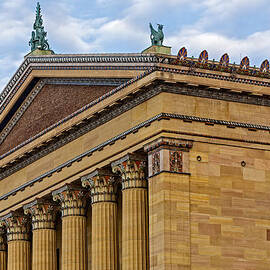 Philadelphia Museum Of Art Column Details by Susan Candelario