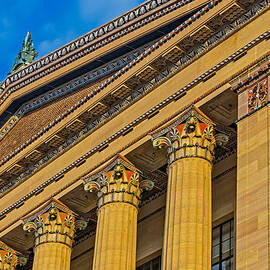 Philadelphia Museum Of Art Columns by Susan Candelario