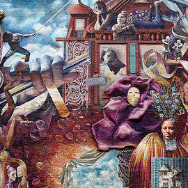 Philadelphia - Theater of Life Mural by Richard Reeve